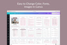 Ladystrategist Blog Planner Canva Template instagram canva templates social media templates etsy free canva templates