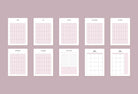 Ladystrategist Calendar Canva Planner Template instagram canva templates social media templates etsy free canva templates