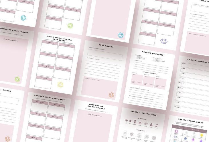 Ladystrategist Chakra Planner Canva Template instagram canva templates social media templates etsy free canva templates