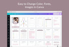 Ladystrategist Chakra Planner Canva Template instagram canva templates social media templates etsy free canva templates