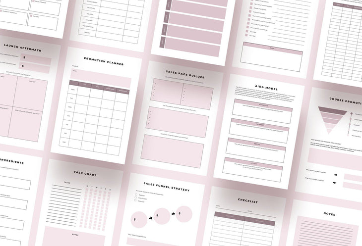 Ladystrategist Course Creation Planner Canva Template instagram canva templates social media templates etsy free canva templates