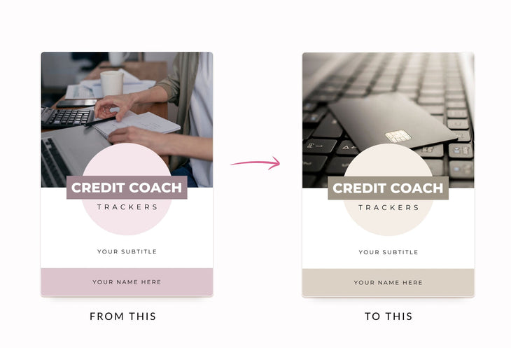 Ladystrategist Credit Coach Trackers Bundle Canva Template instagram canva templates social media templates etsy free canva templates