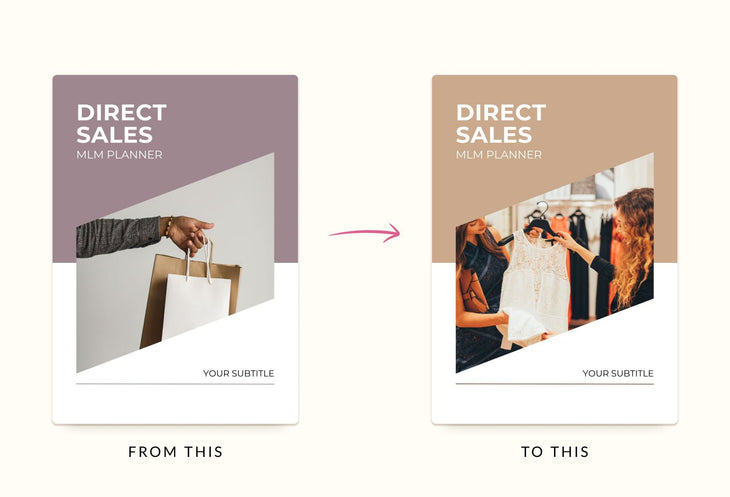 Ladystrategist Direct Sales MLM Planner Canva Template instagram canva templates social media templates etsy free canva templates