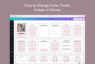 Ladystrategist Emotional Intelligence Journal Canva Template instagram canva templates social media templates etsy free canva templates