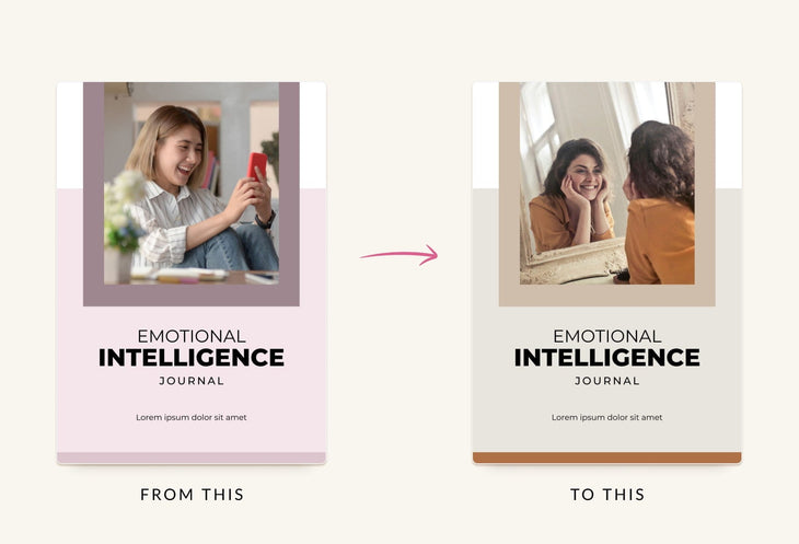 Ladystrategist Emotional Intelligence Journal Canva Template instagram canva templates social media templates etsy free canva templates
