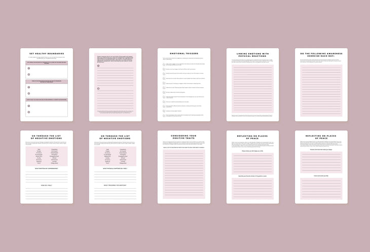 Ladystrategist Emotional Intelligence Journal Canva Template instagram canva templates social media templates etsy free canva templates