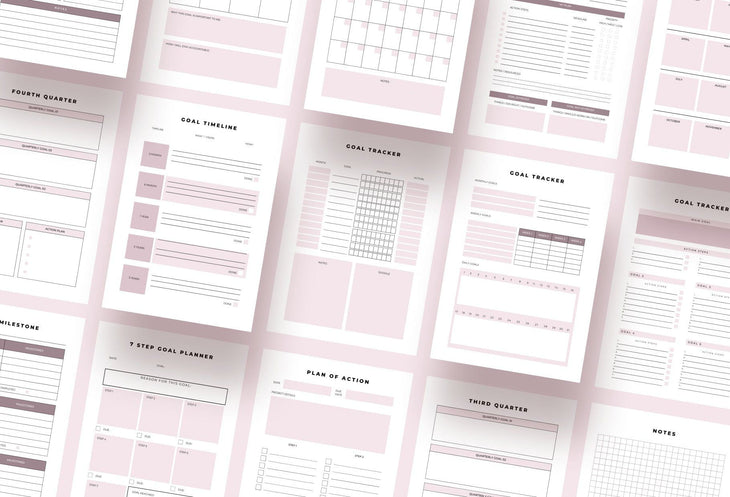Ladystrategist Goal Planner Kit Canva Template instagram canva templates social media templates etsy free canva templates