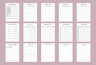 Ladystrategist Grief Therapy Planner Canva Template instagram canva templates social media templates etsy free canva templates