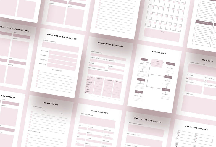 Ladystrategist Holiday Promotional Planner Canva Template instagram canva templates social media templates etsy free canva templates
