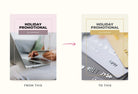 Ladystrategist Holiday Promotional Planner Canva Template instagram canva templates social media templates etsy free canva templates