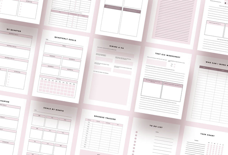 Ladystrategist Membership Business Planner A4 Canva Template instagram canva templates social media templates etsy free canva templates