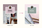 Ladystrategist Memory Journal Canva Template instagram canva templates social media templates etsy free canva templates