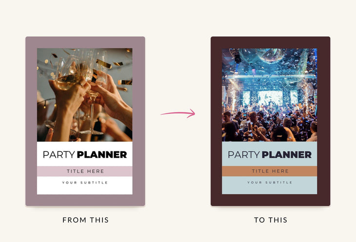 Ladystrategist Party Planner Canva Template instagram canva templates social media templates etsy free canva templates