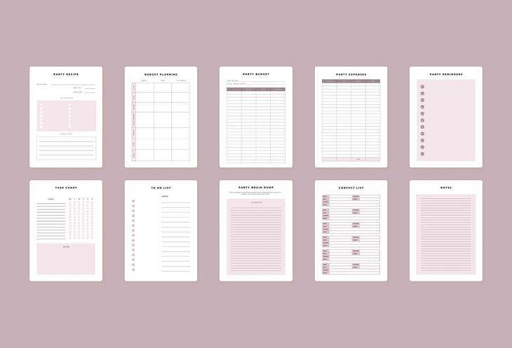 Ladystrategist Party Planner Canva Template instagram canva templates social media templates etsy free canva templates