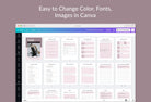 Ladystrategist Podcast Planner Canva Template instagram canva templates social media templates etsy free canva templates