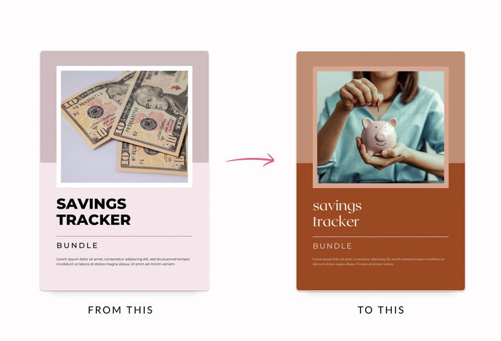 Ladystrategist Savings Planner Canva Template instagram canva templates social media templates etsy free canva templates