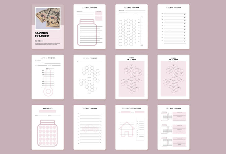 Ladystrategist Savings Planner Canva Template instagram canva templates social media templates etsy free canva templates
