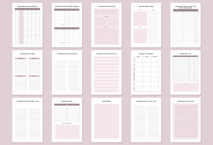 Ladystrategist Thanksgiving Canva Planner Template instagram canva templates social media templates etsy free canva templates