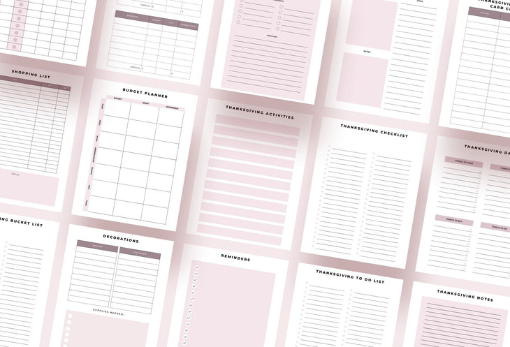 Ladystrategist Thanksgiving Canva Planner Template instagram canva templates social media templates etsy free canva templates