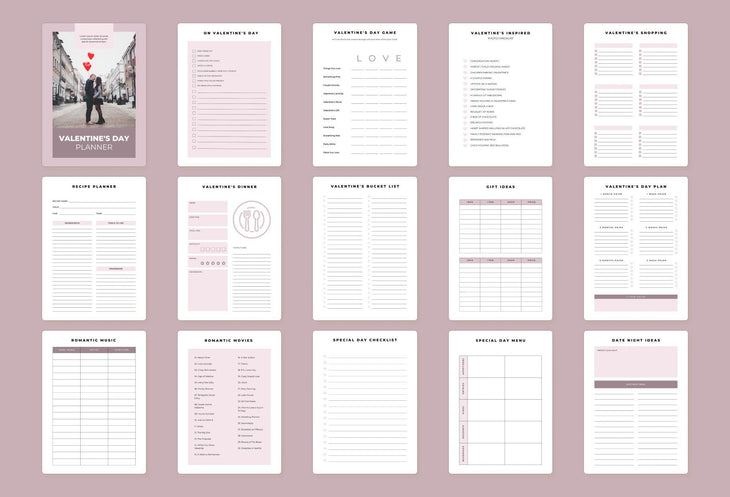 Ladystrategist Valentines Day Journal Canva Template instagram canva templates social media templates etsy free canva templates