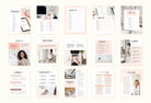 Ladystrategist 105 Page Lead Magnet Creator Kit Worksheet Ebook Workbook Checklist Editable Canva Template instagram canva templates social media templates etsy free canva templates