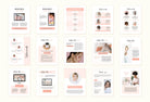 Ladystrategist 105 Page Lead Magnet Creator Kit Worksheet Ebook Workbook Checklist Editable Canva Template instagram canva templates social media templates etsy free canva templates