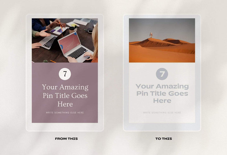 Ladystrategist 14 Modern Pinterest Templates for Bloggers and Coaches in All Industries - Editable Canva Template instagram canva templates social media templates etsy free canva templates