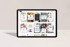 Ladystrategist 14 Modern Pinterest Templates for Bloggers and Coaches in All Industries - Editable Canva Template Pack 02 instagram canva templates social media templates etsy free canva templates