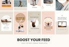 Ladystrategist 20 Bohemian Instagram Reel Covers Wellness Canva Templates instagram canva templates social media templates etsy free canva templates