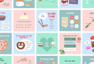 Ladystrategist 20 Cook Infographics Instagram Posts Fully Editable Canva Templates instagram canva templates social media templates etsy free canva templates