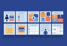 Ladystrategist 20 Education Tips and Infographics - Instagram Engagement Posts - Fully Editable Canva Templates instagram canva templates social media templates etsy free canva templates