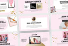 Ladystrategist 20 Facebook Group Banner Pink and Chic Canva Templates instagram canva templates social media templates etsy free canva templates