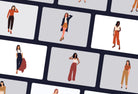 Ladystrategist 20 Fashion Illustrations Pack 02 - Fully Editable in Canva instagram canva templates social media templates etsy free canva templates