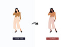 Ladystrategist 20 Fashion Illustrations Pack 02 - Fully Editable in Canva instagram canva templates social media templates etsy free canva templates