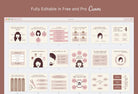 Ladystrategist 20 Hairstyle Tips and Infographics - Instagram Engagement Posts - Fully Editable Canva Templates instagram canva templates social media templates etsy free canva templates