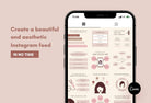 Ladystrategist 20 Hairstyle Tips and Infographics - Instagram Engagement Posts - Fully Editable Canva Templates instagram canva templates social media templates etsy free canva templates