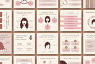 Ladystrategist 20 Hairstyle Tips and Infographics - Instagram Engagement Posts - Fully Editable Canva Templates instagram canva templates social media templates etsy free canva templates