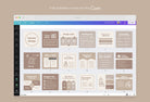 Ladystrategist 20 Interior Design Infographics Instagram Engagement Posts Fully Editable Canva Templates V2 instagram canva templates social media templates etsy free canva templates