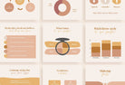 Ladystrategist 20 Makeup Infographics Instagram Posts Fully Editable Canva Templates V2 instagram canva templates social media templates etsy free canva templates