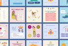 Ladystrategist 20 Mental Health Instagram Posts - Fully Editable Canva Templates instagram canva templates social media templates etsy free canva templates