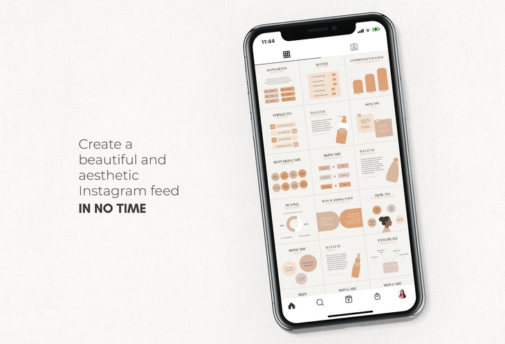 Ladystrategist 20 Skin Care Infographics Instagram Posts Fully Editable Canva Templates instagram canva templates social media templates etsy free canva templates