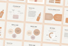Ladystrategist 20 Skin Care Infographics Instagram Posts Fully Editable Canva Templates instagram canva templates social media templates etsy free canva templates