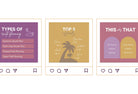 Ladystrategist 20 Travel Infographics Instagram Engagement Posts Fully Editable Canva Templates V2 instagram canva templates social media templates etsy free canva templates