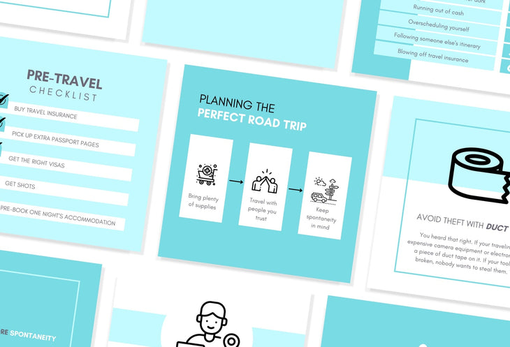Ladystrategist 20 Travel Infographics Instagram Post Canva Templates instagram canva templates social media templates etsy free canva templates