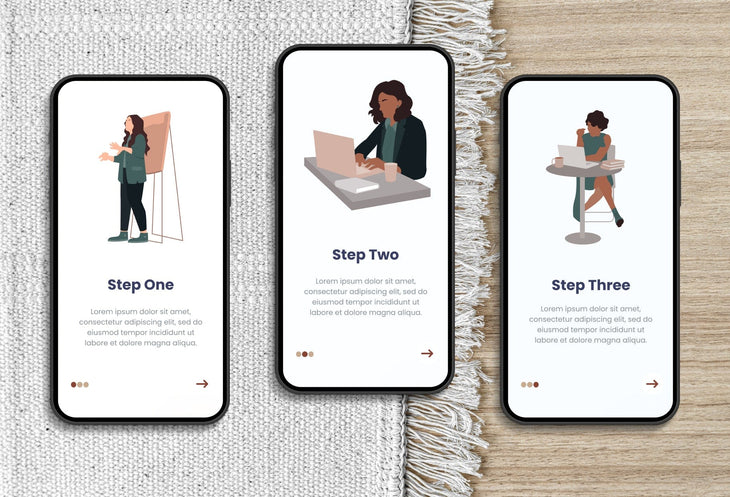 Ladystrategist 20 Unique Business Female Illustrations Fully Editable in Canva instagram canva templates social media templates etsy free canva templates