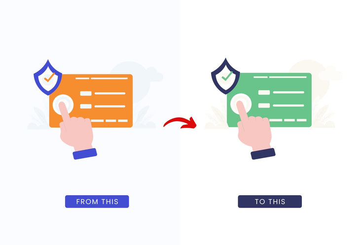 Ladystrategist 20 Unique Cybersecurity Conceptual Illustrations Fully Editable in Canva instagram canva templates social media templates etsy free canva templates