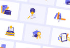 Ladystrategist 20 Unique Education Conceptual Illustrations Fully Editable in Canva instagram canva templates social media templates etsy free canva templates