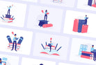 Ladystrategist 20 Unique Education Illustrations Fully Editable in Canva instagram canva templates social media templates etsy free canva templates