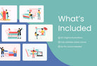 Ladystrategist 20 Unique Education Illustrations Fully Editable in Canva Pack 02 instagram canva templates social media templates etsy free canva templates