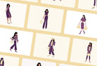 Ladystrategist 20 Unique Fashion Illustrations - Fully Editable in Canva instagram canva templates social media templates etsy free canva templates
